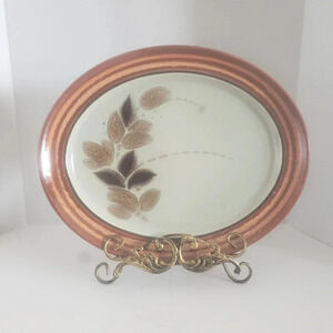 Franciscan Origin Stoneware  Handpainted Oval Serving Platter.